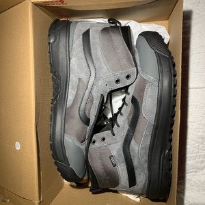 BRAND NEW. Charcoal grey all terrain van’s high tops.